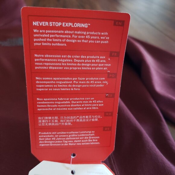 The North Face Men's Fuseform Dolomiti Full Zip Jacket Sequoia Red Fuse Size XL - Picture 11 of 16